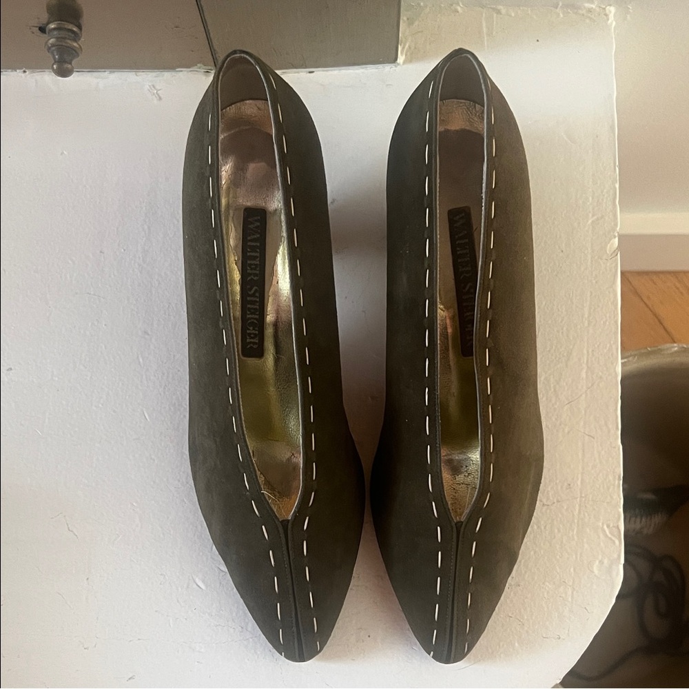 Walter Steiger Olive Green Women's Heels